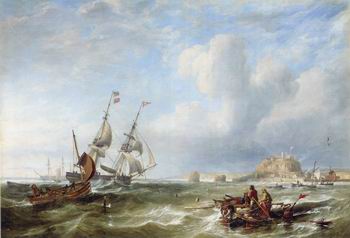 Seascape, boats, ships and warships. 127